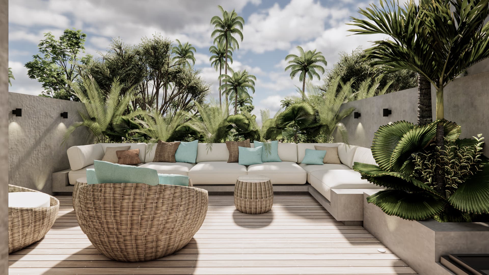 Luxury Bali Villa rooftop